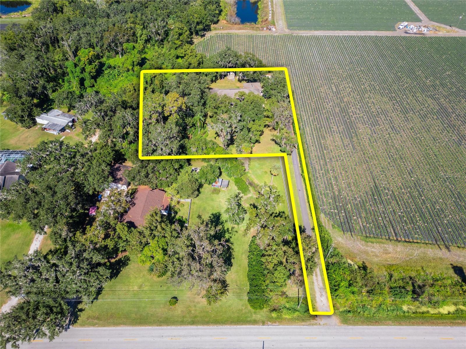 Aerial at 332 Holloway Rd, Plant City