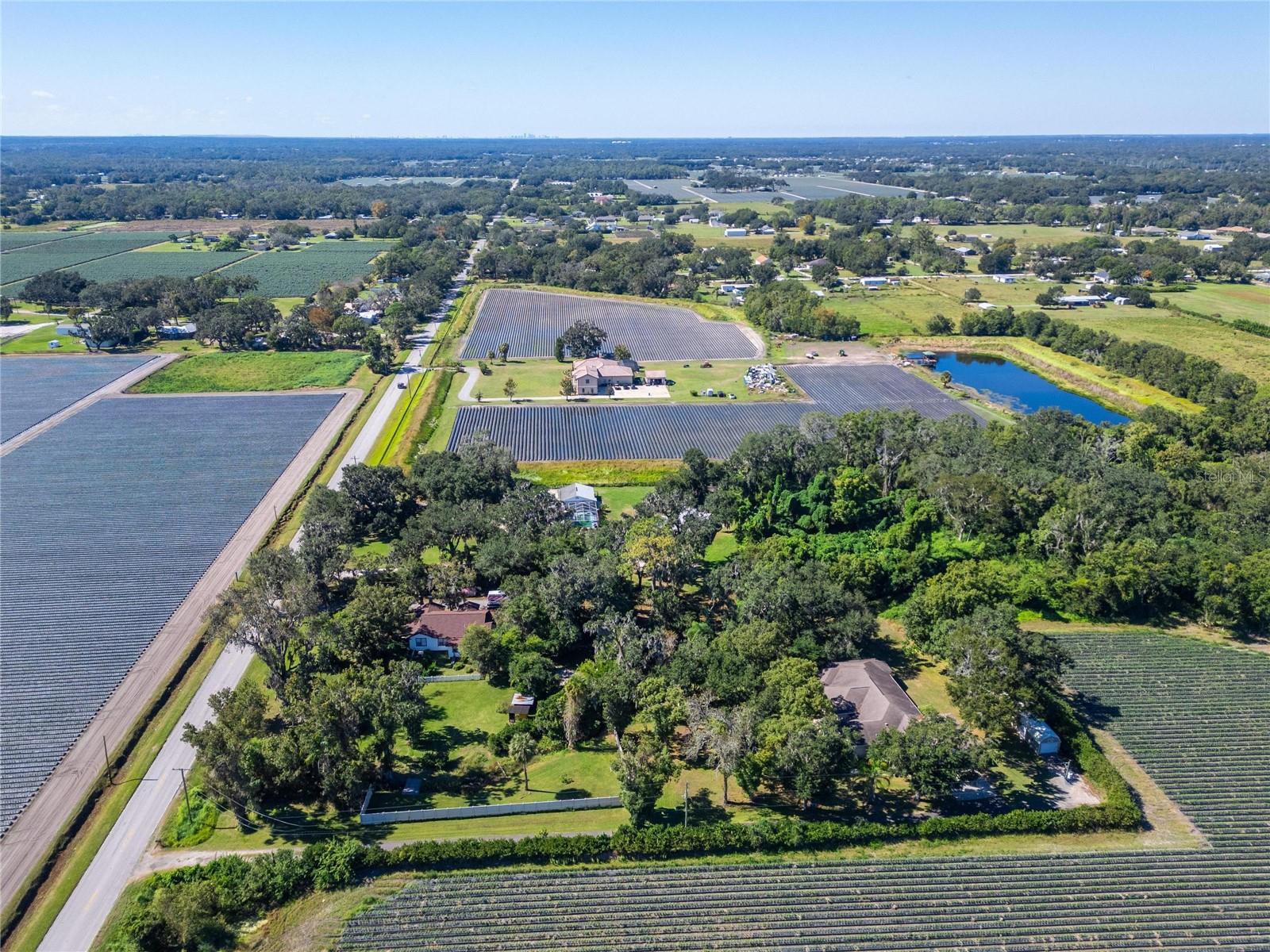 Aerial at 332 Holloway Rd, Plant City