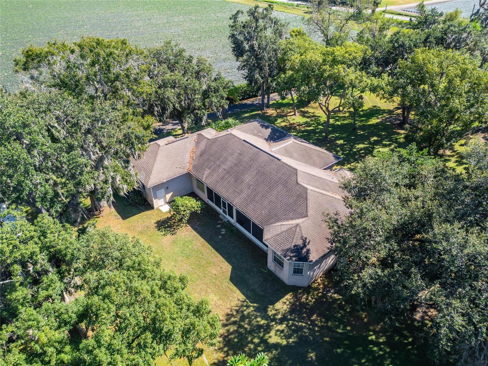 Aerial at 332 Holloway Rd, Plant City