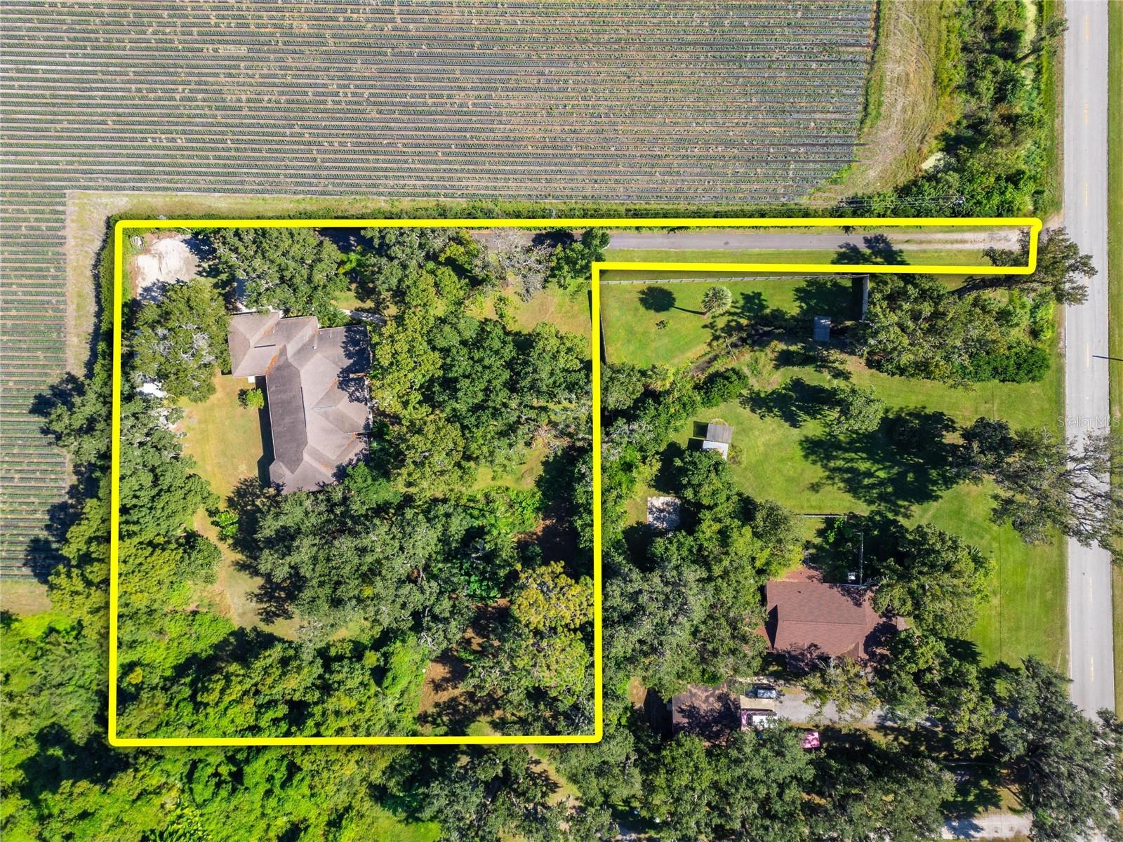 Aerial at 332 Holloway Rd, Plant City