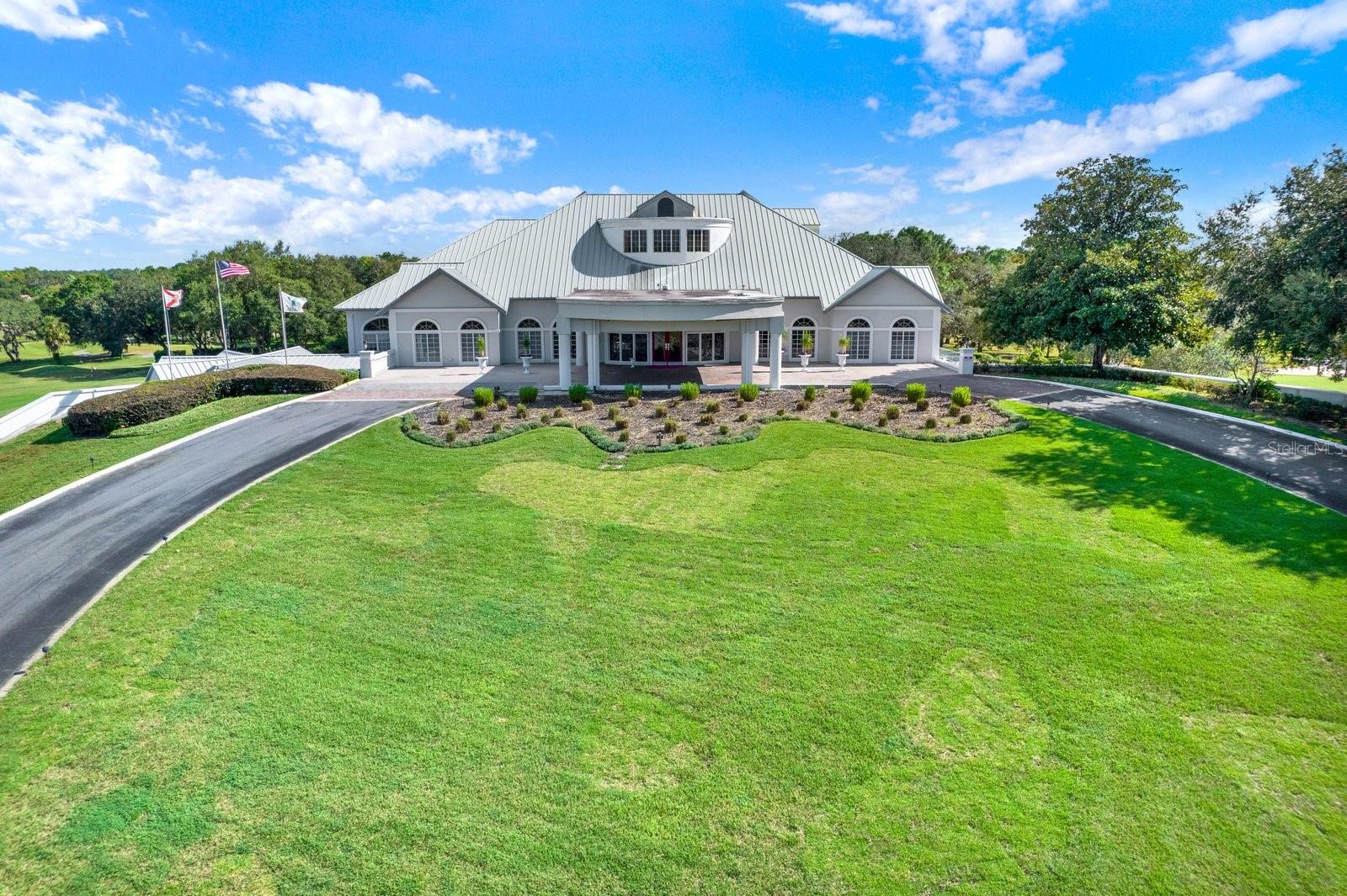Clubhouse at the prestigious Glenn Lakes Golf Course