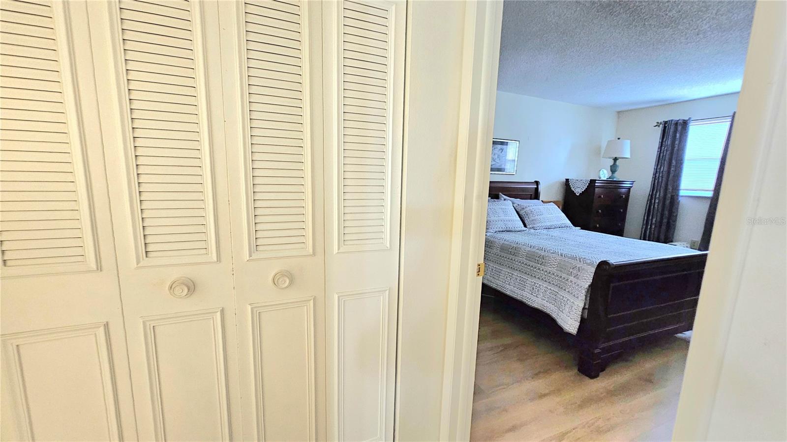 Large closet in hall.