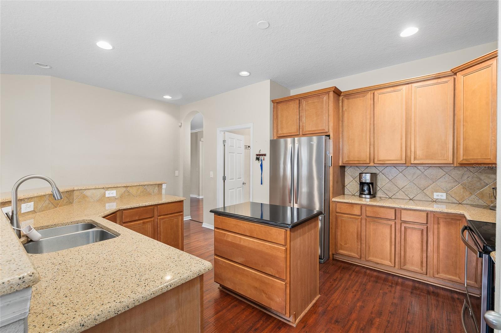 Kitchen with Granite countertops