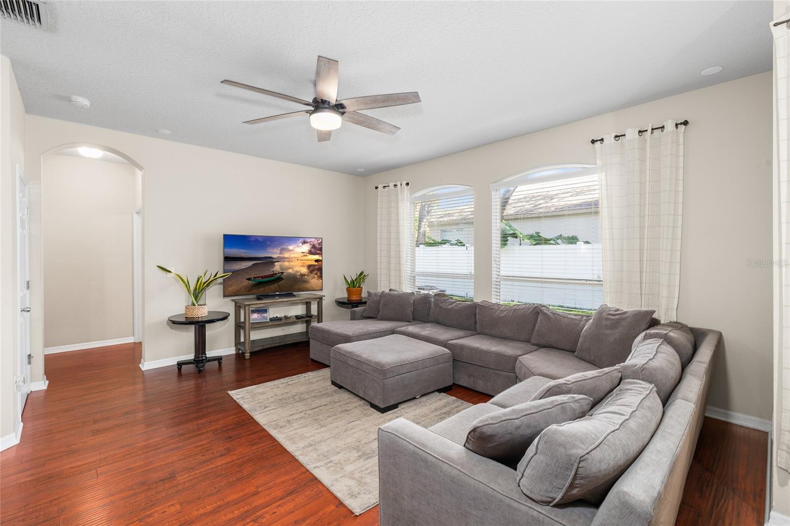 Living Room is HUGE!