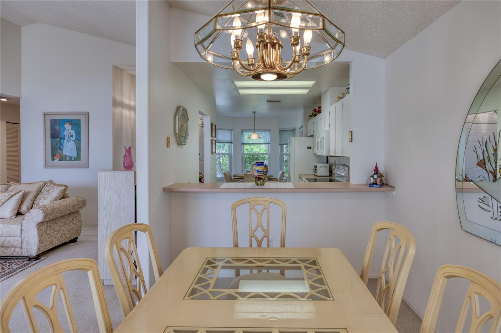 Dining Room Open to Kitchen