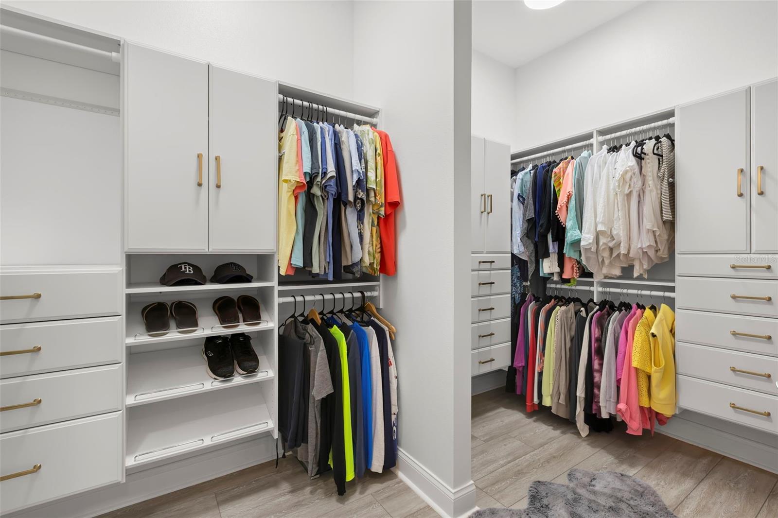 Owner's Suite built in closets.