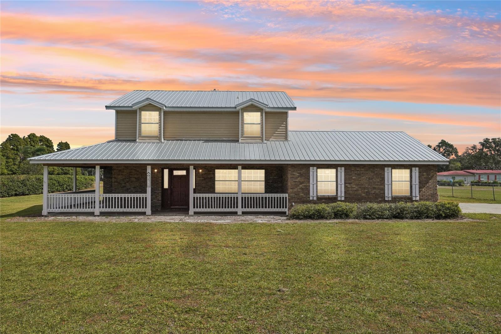 Front of Home facing West