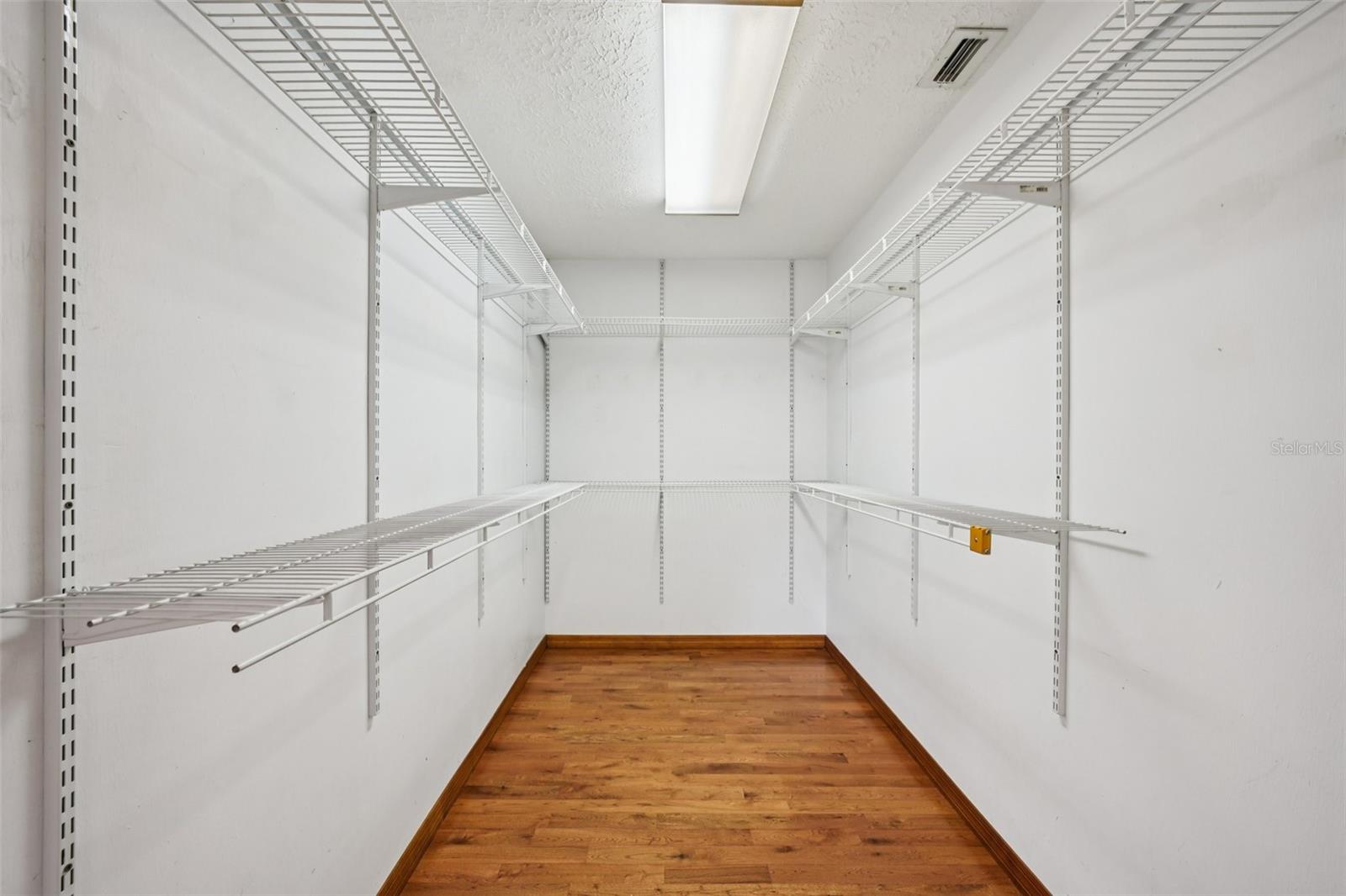 Master bedroom walk-in closet