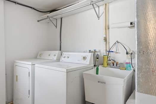 Garage/Laundry area