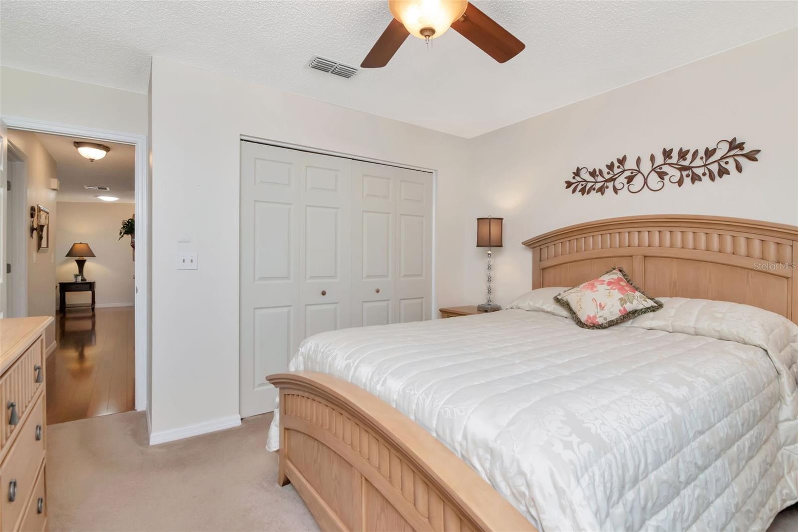 Built in double closet~