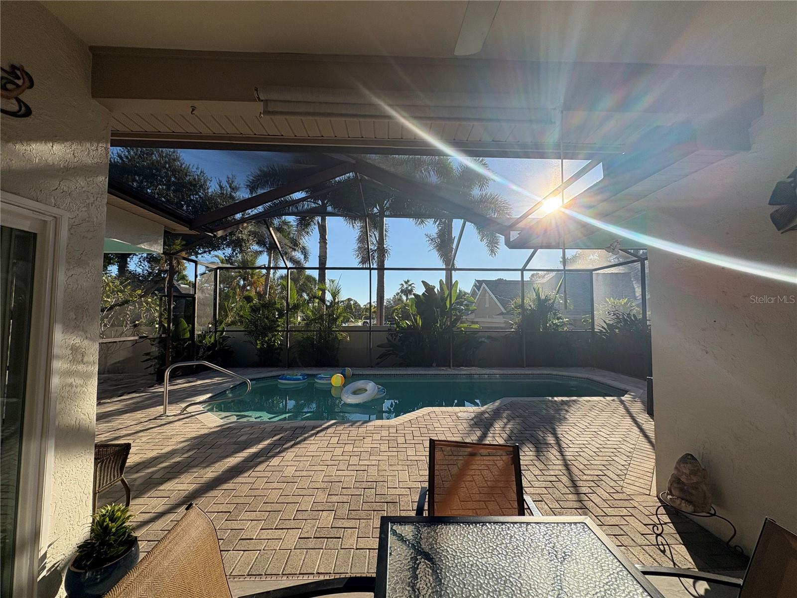 Rise & Shine - Pool morning view