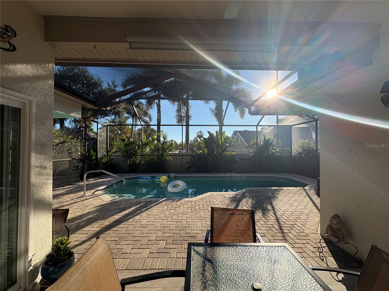 Rise & Shine - Pool morning view