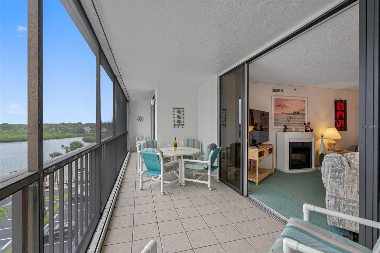 ... Shot of Balconies 30 Foot Length. New Front Windows and New Balcony Storm Shutters for Easy Shutdown when Departing.