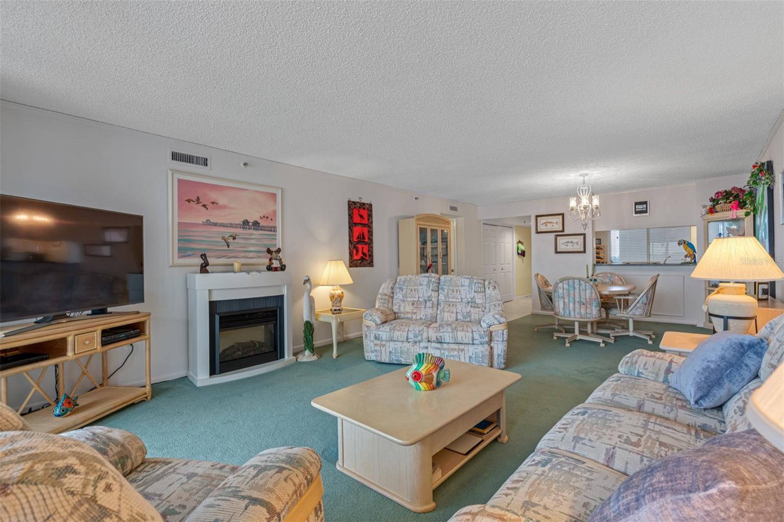 .... Looking In From 30 ' Waterfront Balcony.. Large Two Bedroom 1360 Sq Ft. Floorplans Allow For a 15 X 28 Greatroom.