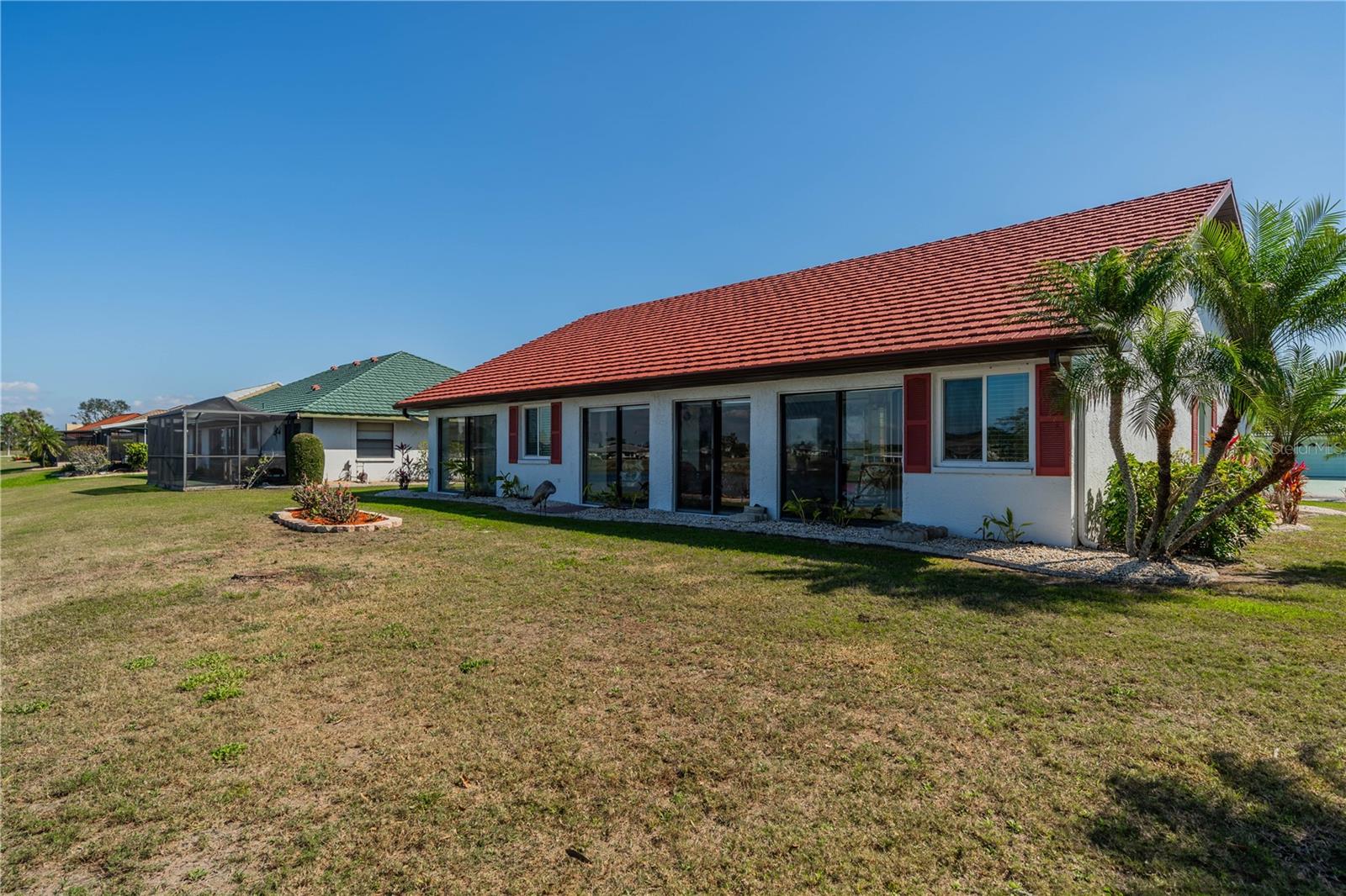 View of back of property