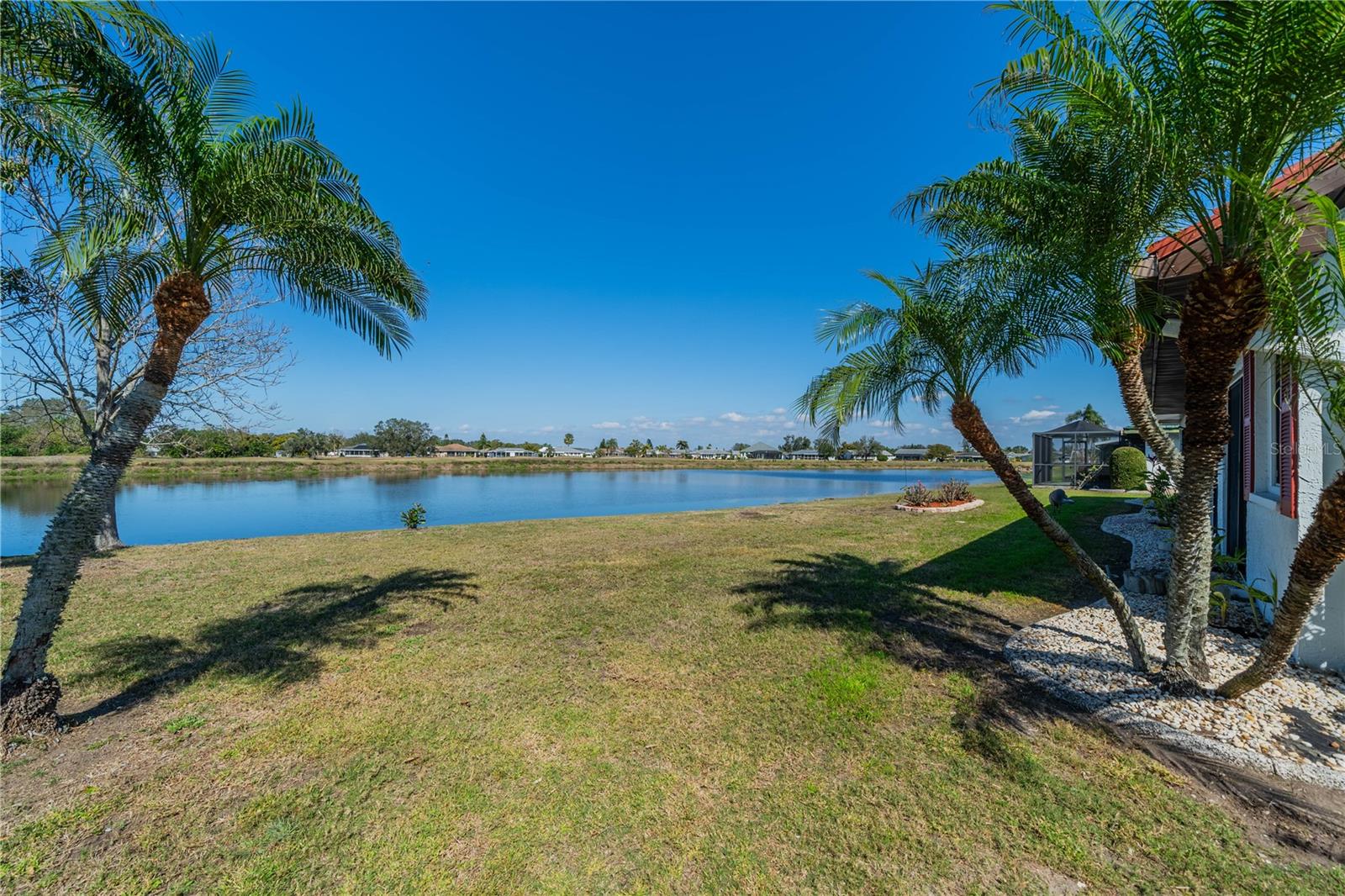 View in back of home