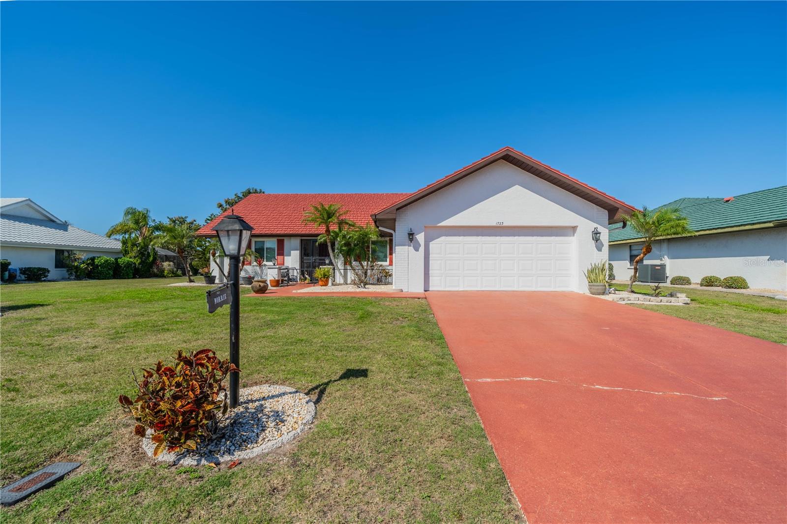 Front of property - long driveway