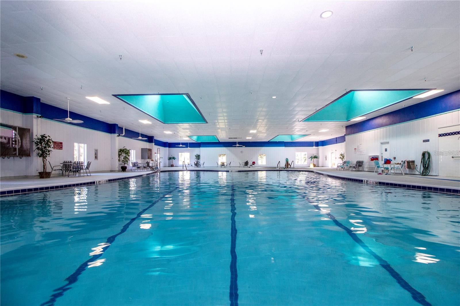 Heated indoor pool