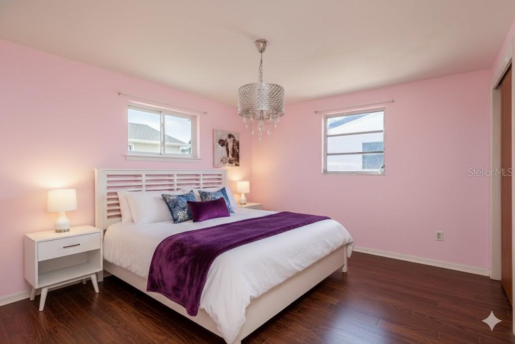 Virtually Imagined Bedroom w/ Chandelier!