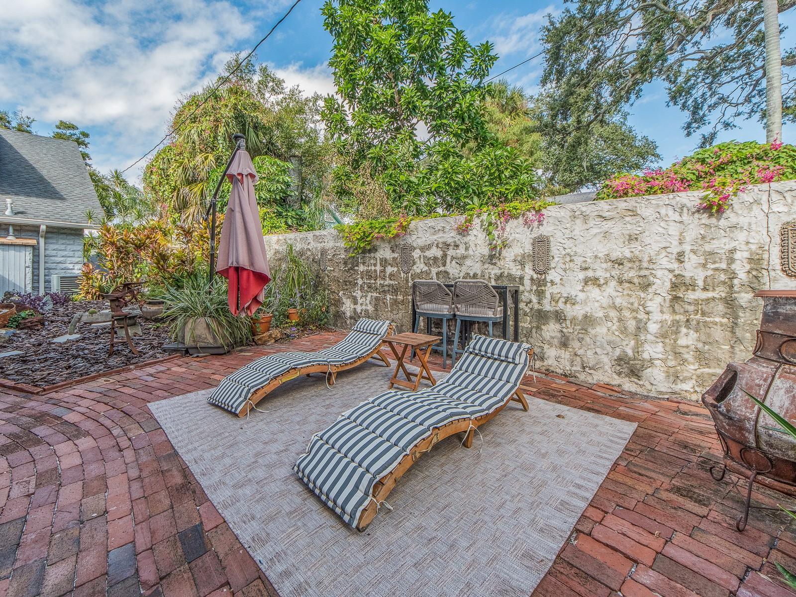 Rear house - Side yard