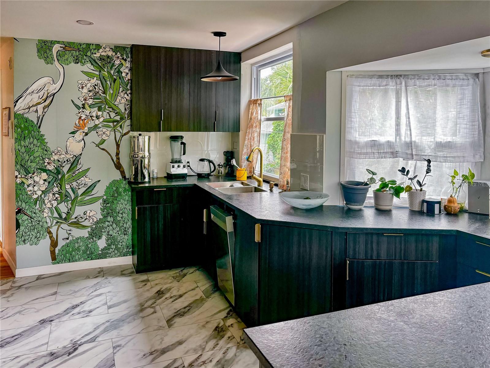 Rear house upstairs kitchen