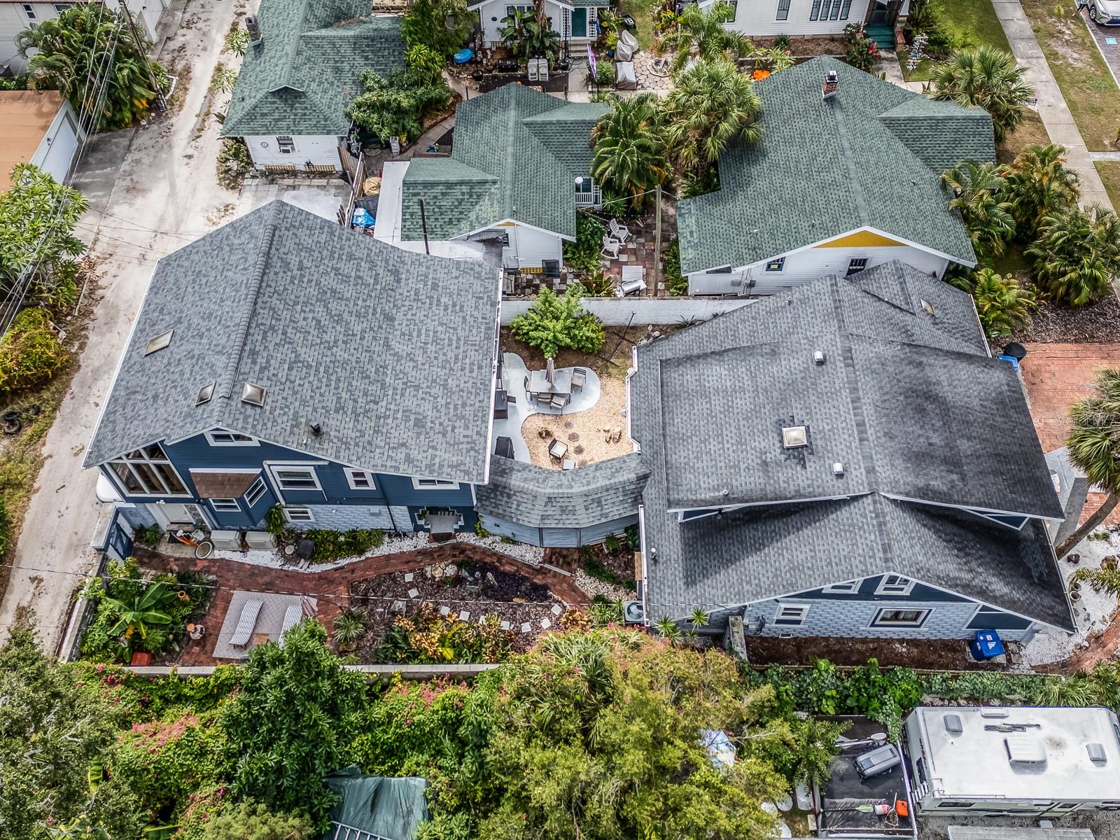 West side of property