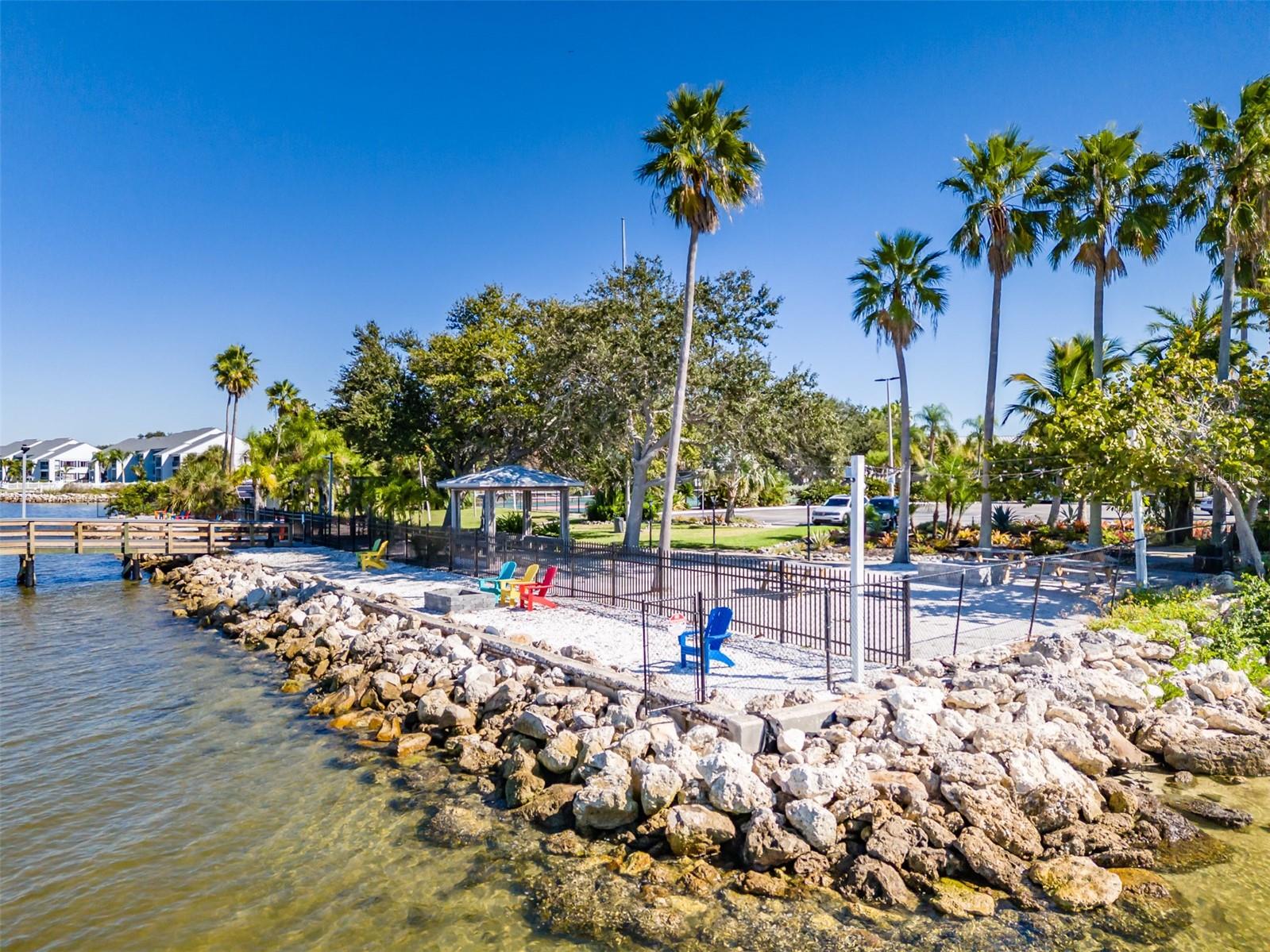 Private Pier Entry Area