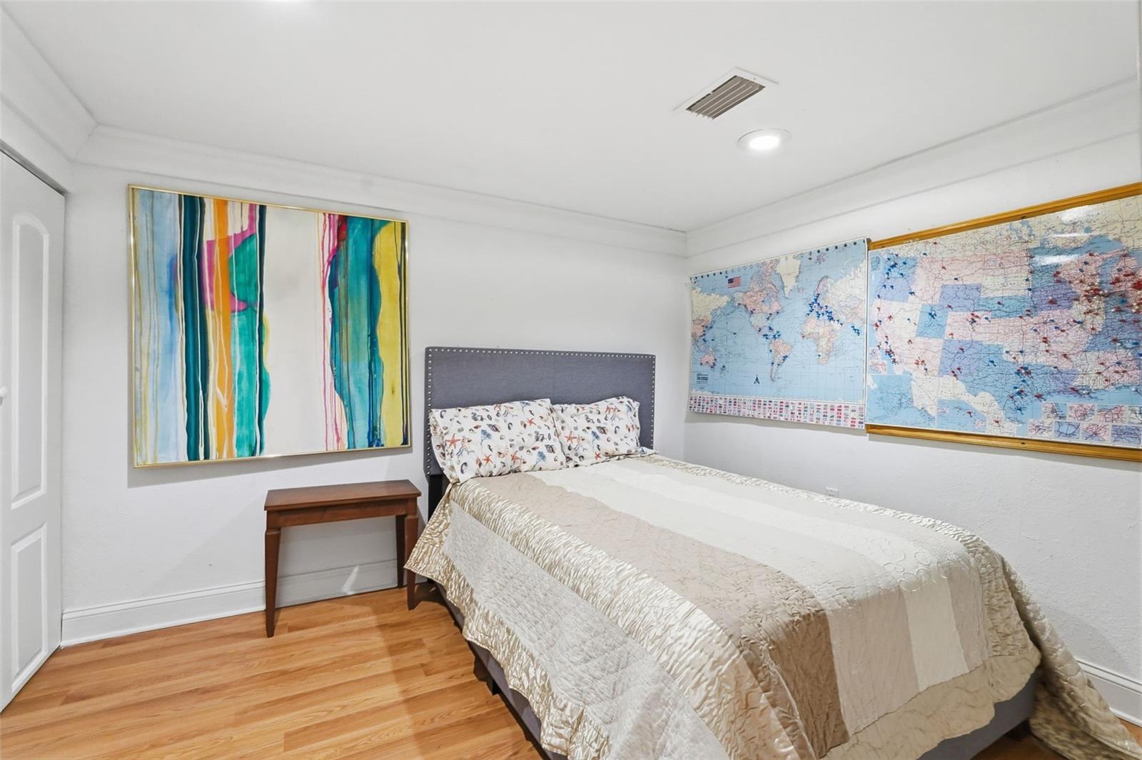 Bedroom two in apartment.