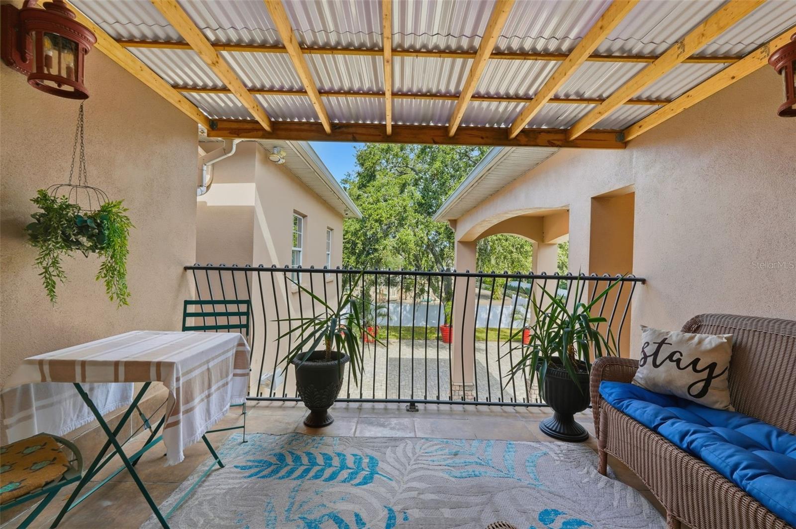 Balcony off the loft.