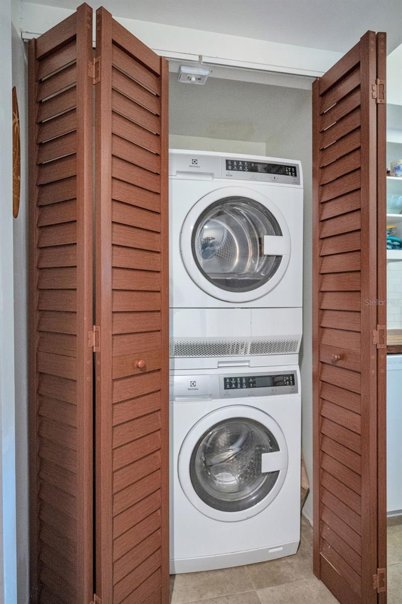 Washer & Dryer Located In The Kitchen