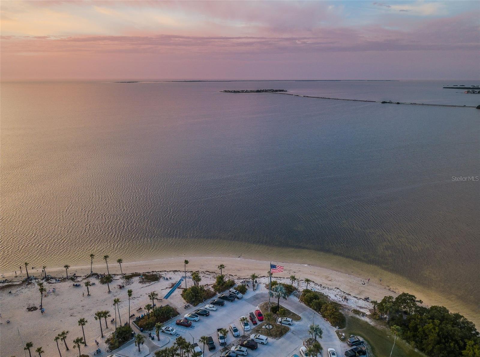 Sunset Beach Overlooking Fred Howard Park Beach