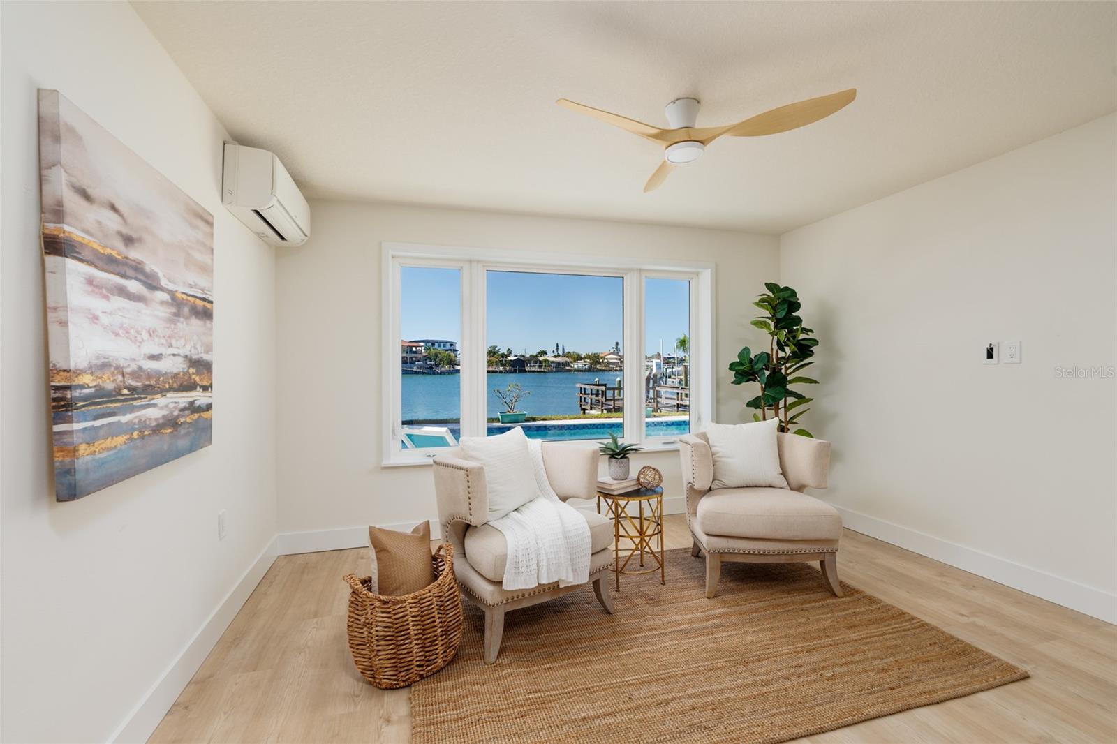 Reading nook in Primary bedroom