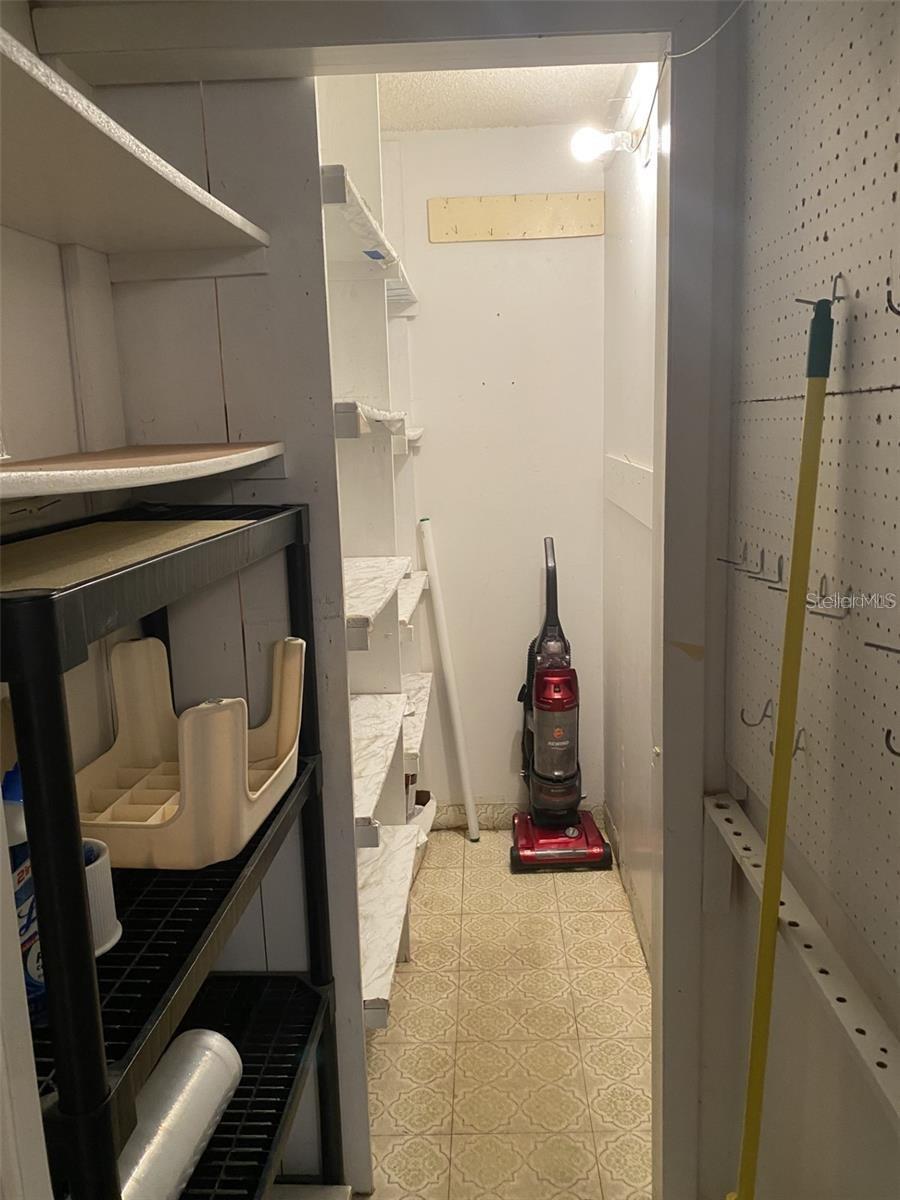 Extra storage in primary bedroom