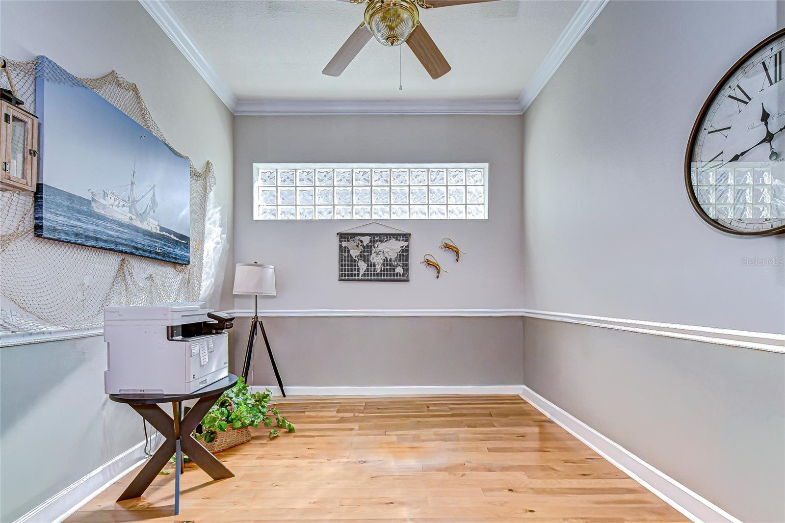 Private office with French doors!