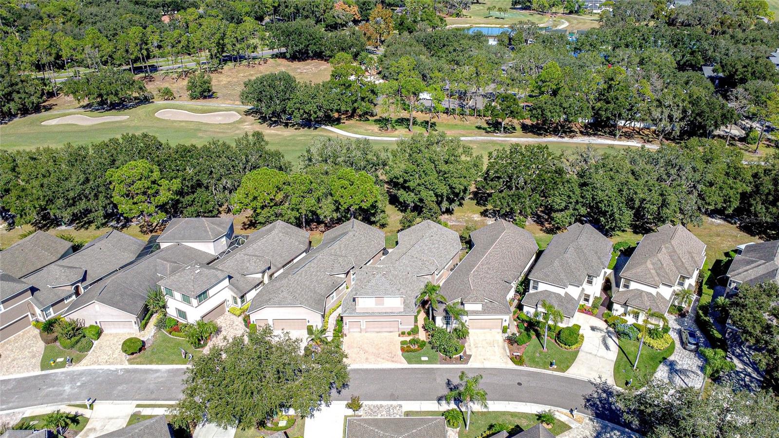Aerial view of your River Hills dream home!