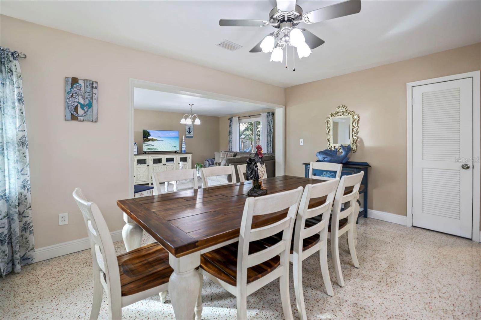 Dining Area when furnished