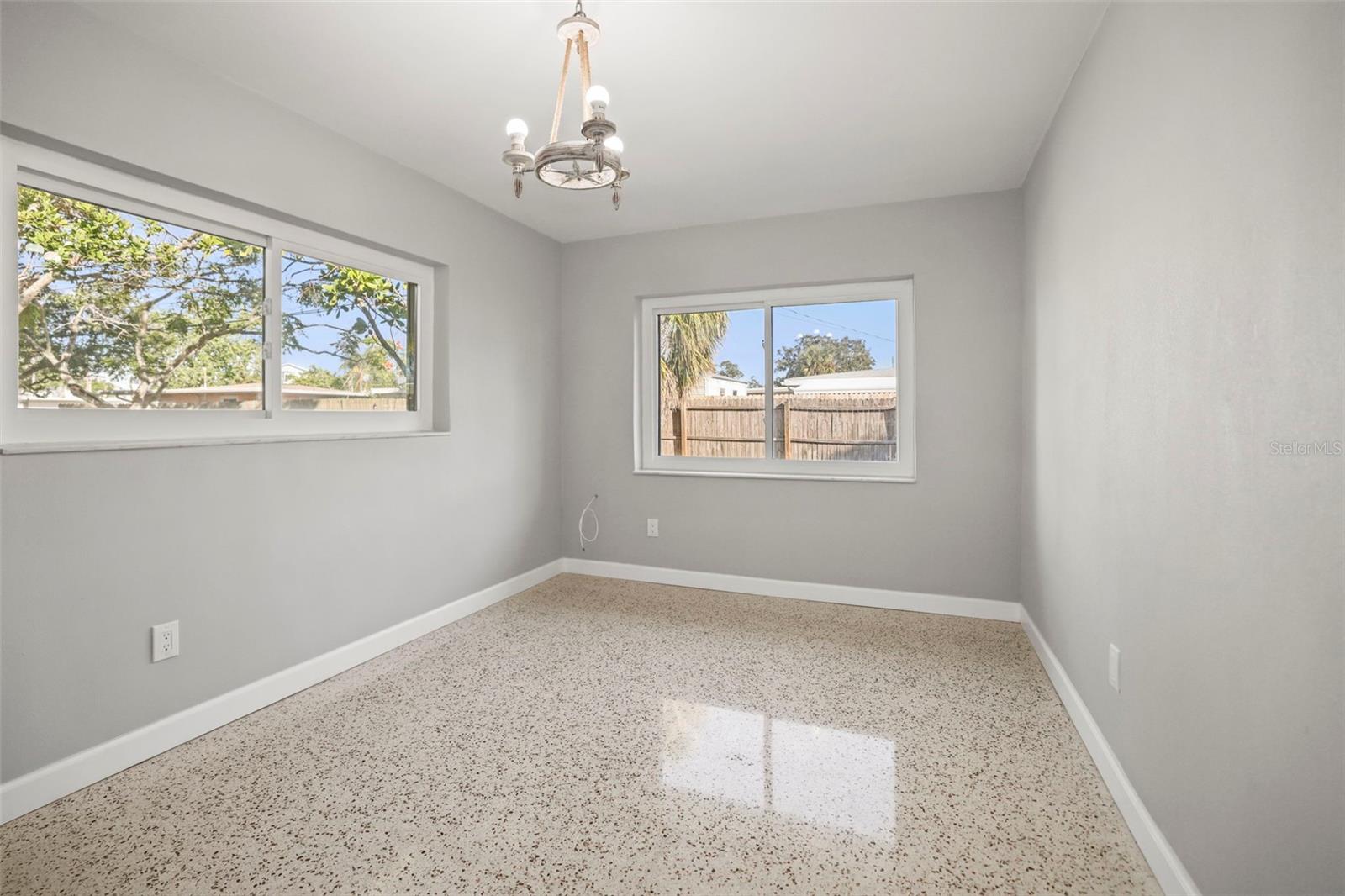 Primary Bedroom - Gleaming Terrazzo floors
