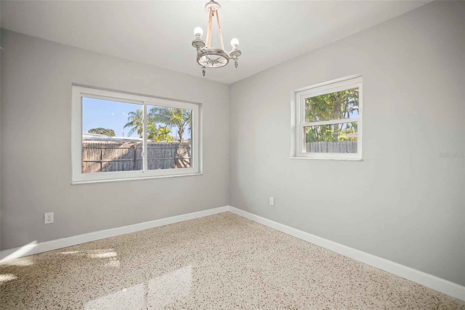 Bedroom 2 - Gleaming Terrazzo floors