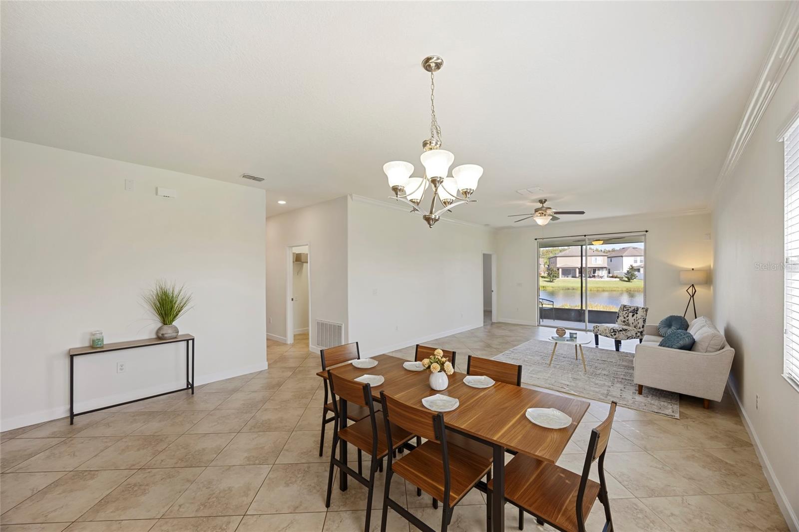 Dining Area open to Living Room