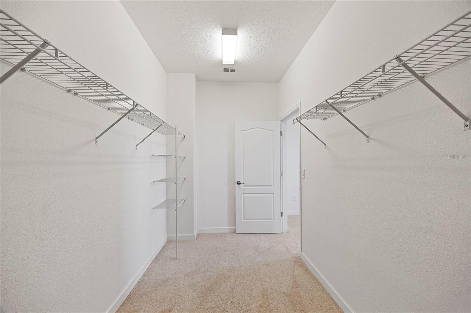 Walk-in Primary Bedroom Closet