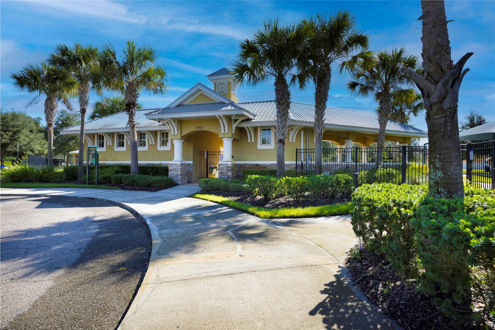 K-Bar Ranch Pool Entrance