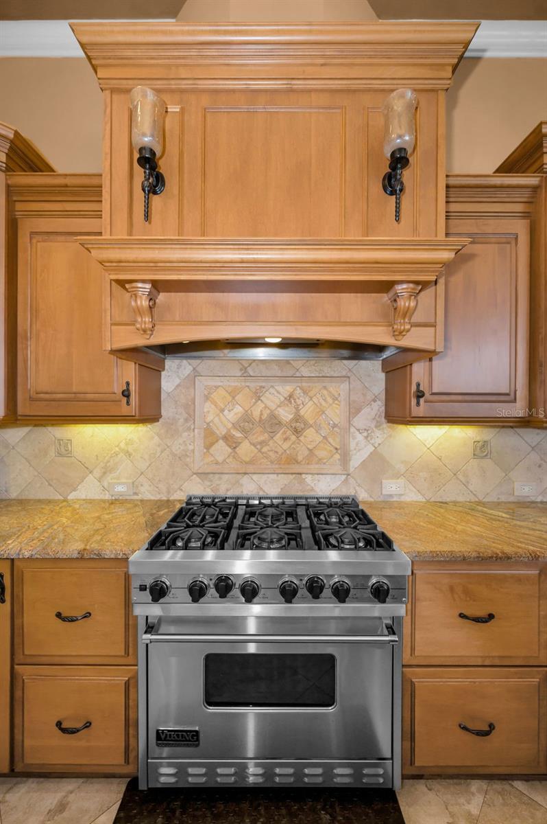 Viking 6-burner gas range