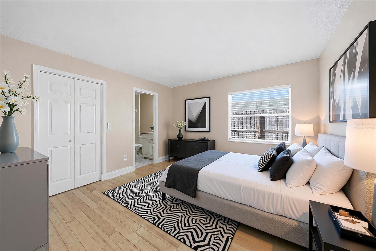 Virtually Staged - Primary Bedroom