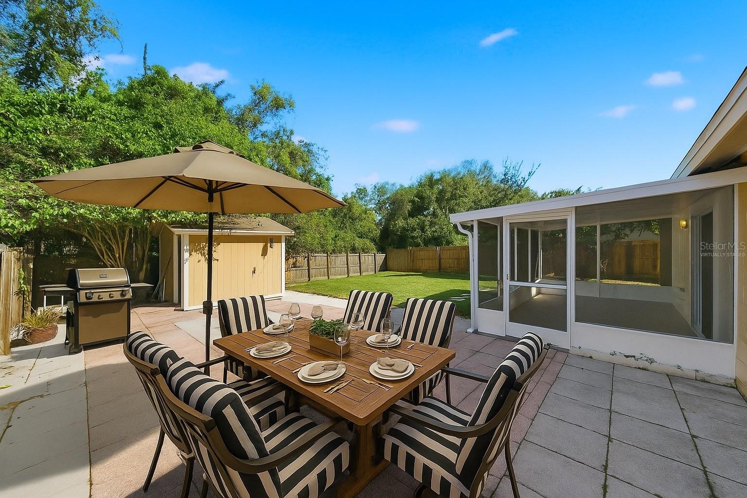 Virtually Staged - Outside Patio