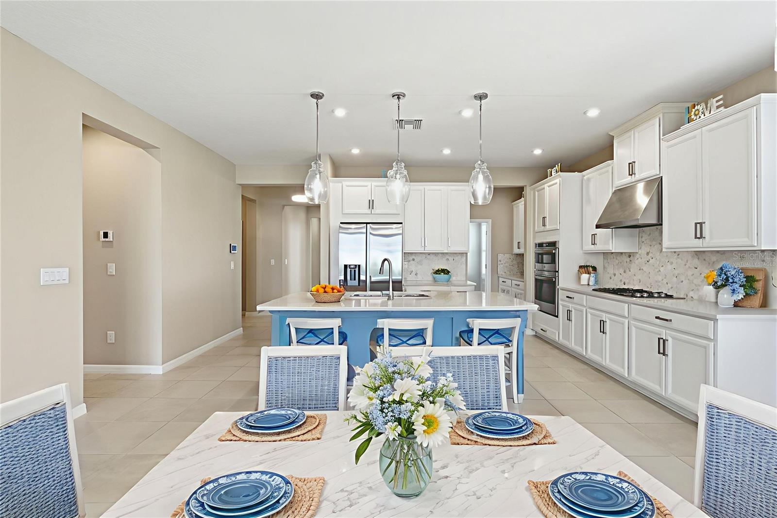 Kitchen/Dining: Virtually Staged