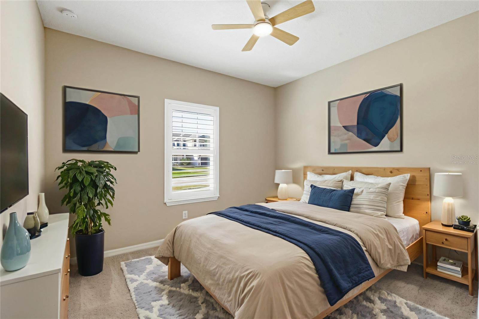 Bedroom One-Virtually Staged