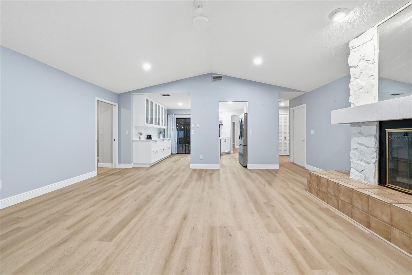 Virtually Staged Living Room