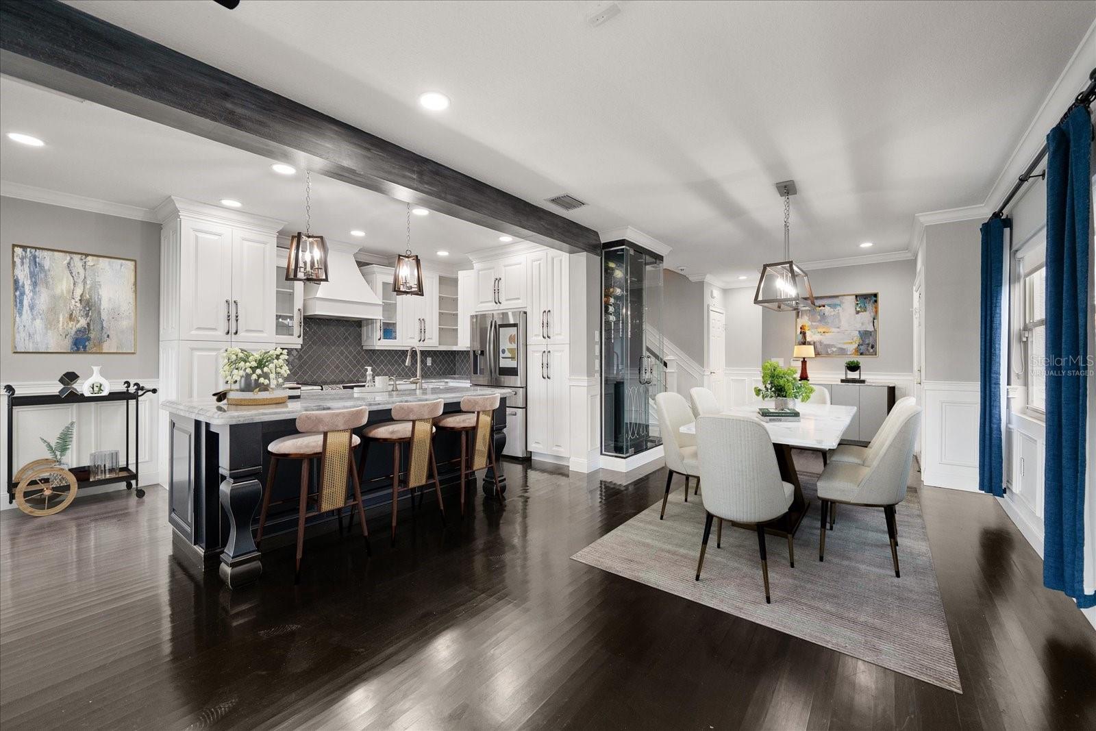 Picture is virtually staged