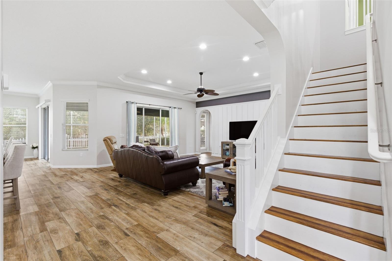 Staircase To Second Floor