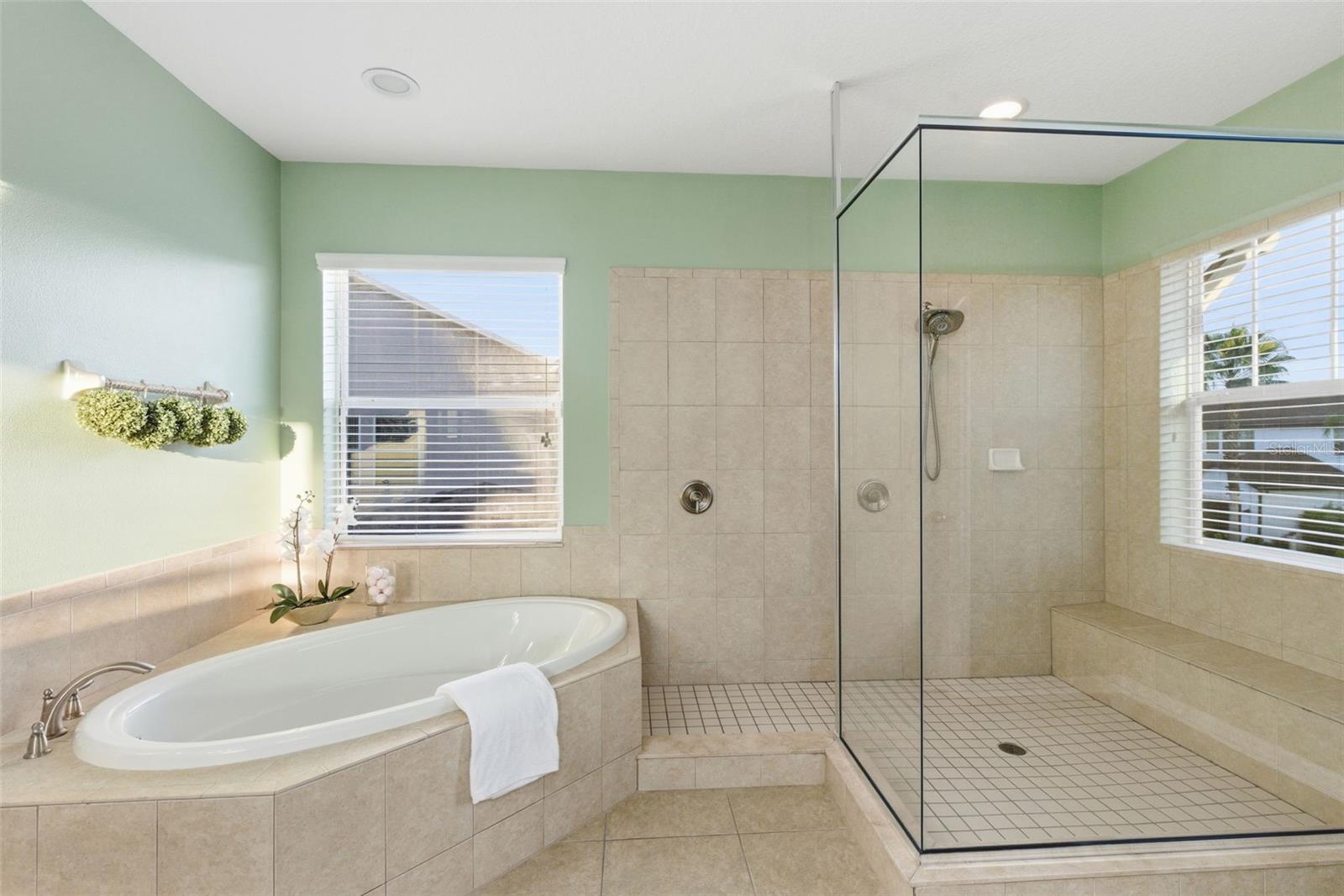 En-suite-Large Glass Walk-in Shower